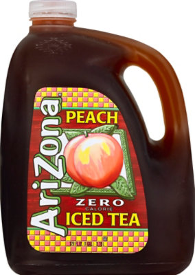 AriZona Iced Tea Peach Zero Calorie - 128 Fl. Oz. - Image 1