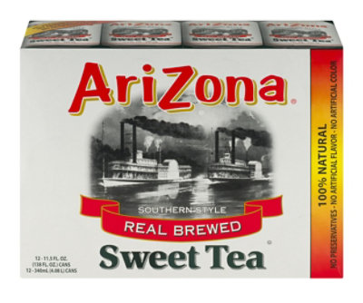 AriZona Sweet Tea Real Brewed Southern Style - 12-11.5 Fl. Oz.