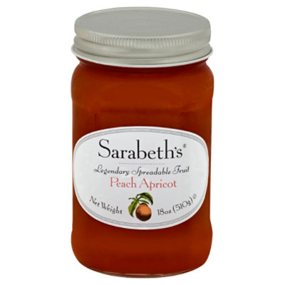 Sarabeths Fruit Spread Peach Apricot - 18 Oz - Image 1