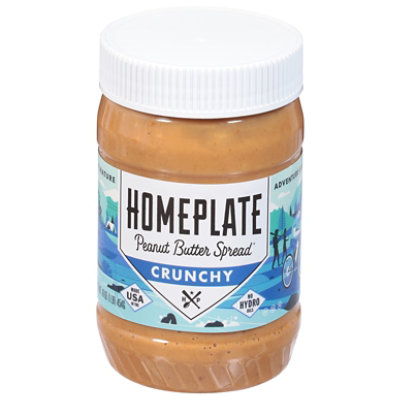 HOMEPLATE Peanut Butter Crunchy - 16 Oz
