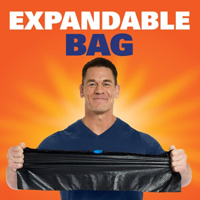 Hefty Trash Bags Drawstring Ultra Strong Multipurpose 30 Gallon Scent Free - 25 Count - Image 2