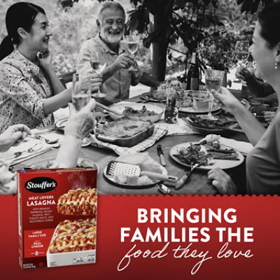 Stouffers Large Family Size Meat Lovers Lasagna Frozen Meal - 57 Oz - Image 5