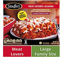 Stouffer's Large Family Size Meat Lovers Lasagna Frozen Meal - 57 Oz