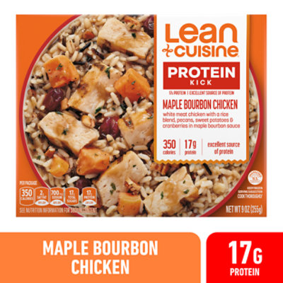Lean Cuisine Protein Kick Maple Boubon Chicken Frozen Entrée 9 Oz Vons