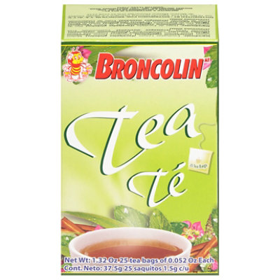 Broncolin Tea - 25 Count - Image 1