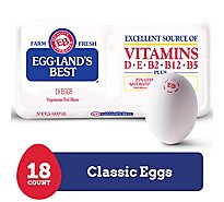 Egglands Best Extra Large White Eggs  - 18 Count