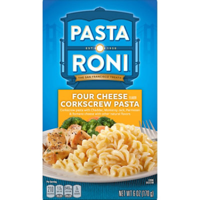 Pasta Roni Pasta Corkscrew Four Cheese Box - 6 Oz