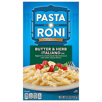 Pasta Roni Pasta Rigattoni Butter & Herb Italiano Box - 5.5 Oz - Image 2