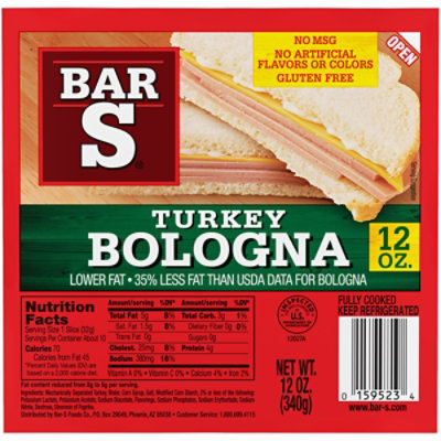 Bar-S Bologna Turkey - 12 Oz - Image 2