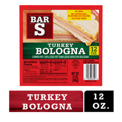 Bar-S Bologna Turkey - 12 Oz - Image 1