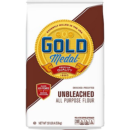 Gold Medal Flour All-Purpose Unbleached Enriched Presifted - 10 Lb - Image 2