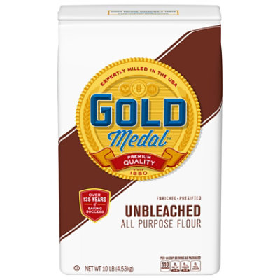 Gold Medal Flour All-Purpose Unbleached Enriched Presifted - 10 Lb - Image 1