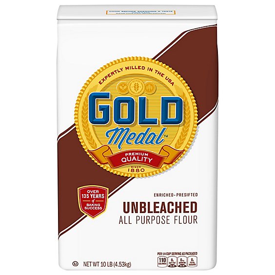 Gold Medal Flour All-Purpose Unbleached Enriched Presifted - 10 Lb