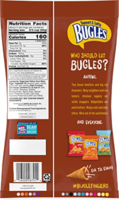 Bugles Snacks Corn Crispy Caramel Sweet & Salty - 6 Oz - Image 6