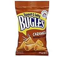 Bugles Snacks Corn Crispy Caramel Sweet & Salty - 6 Oz