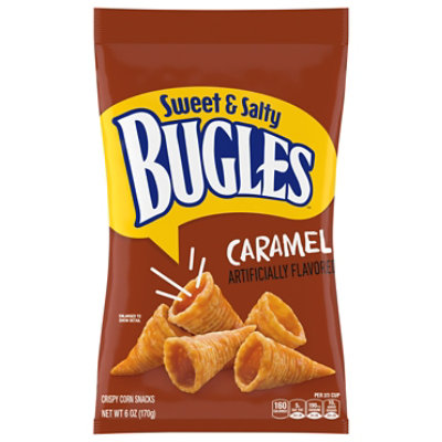 Bugles Snacks Corn Crispy Caramel Sweet & Salty - 6 Oz