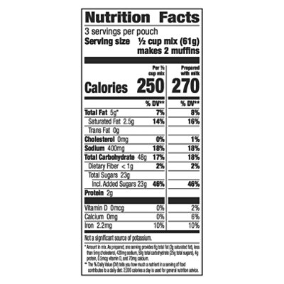 Betty Crocker Muffin Mix Triple Berry - 6.5 Oz - Image 3