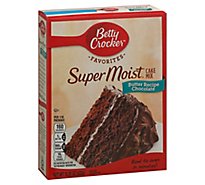 Betty Crocker Cake Mix Super Moist Butter Recipe Chocolate - 15.25 Oz