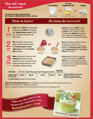 Betty Crocker Delights Cake Mix Super Moist Cherry Chip - 15.25 Oz - Image 6