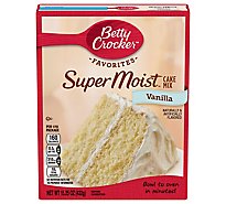 Betty Crocker Favorites Cake Mix Super Moist Vanilla - 15.25 Oz