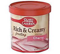 Betty Crocker Rich & Creamy Frosting Cherry - 16 Oz