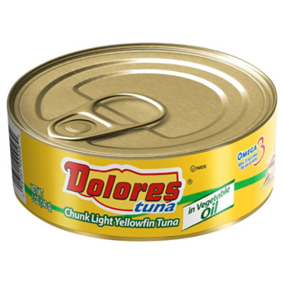 Dolores Tuna Yellowfin Chuck Light in Vegetable Oil - 5 Oz - Image 2