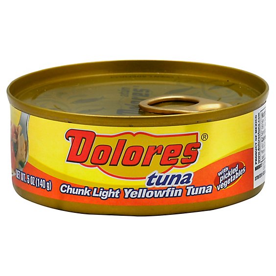 Dolores Tuna Yellowfin Chunk Light - 5 Oz