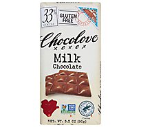 Chocolove Chocolate Bar Milk Chocolate - 3.2 Oz