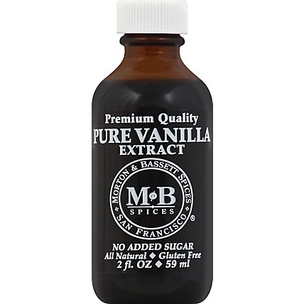Morton & Basset Premium Quality Pure Vanilla Extract – 2 Oz. - Image 2