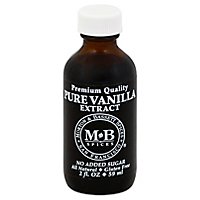 Morton & Basset Premium Quality Pure Vanilla Extract – 2 Oz. - Image 1