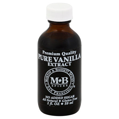 Morton & Basset Premium Quality Pure Vanilla Extract – 2 Oz.
