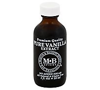 Morton & Bassett Extract Pure Vanilla - 2 Fl. Oz.