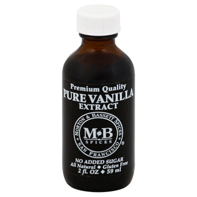 Morton & Bassett Extract Pure Vanilla - 2 Fl. Oz.