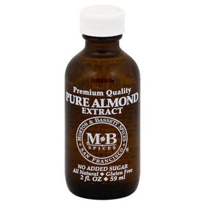 Morton & Bassett Extract Pure Almond - 2 Fl. Oz.