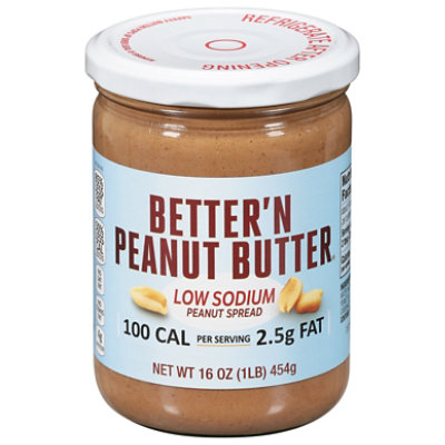 Better N Peanut Butter Spread Low Sodium - 16 Oz - Image 3