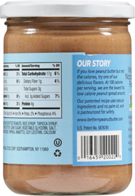 Better N Peanut Butter Spread Low Sodium - 16 Oz - Image 6