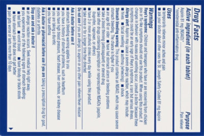 St Joseph Enteric Aspirin Safety Coated - 200 Count - Image 5
