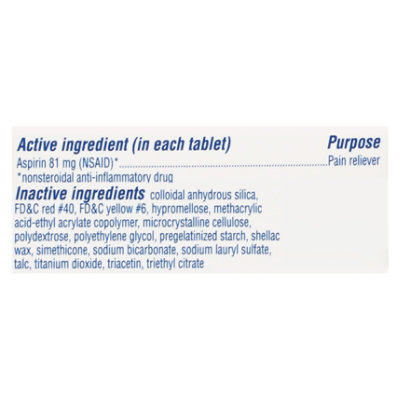 St Joseph Enteric Aspirin Safety Coated - 200 Count - Image 4