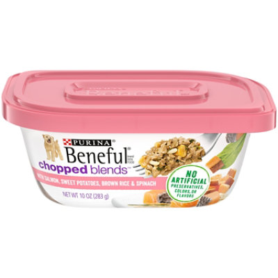 Beneful Chopped Blends Salmon Wet Dog Food - 10 Oz - Image 1