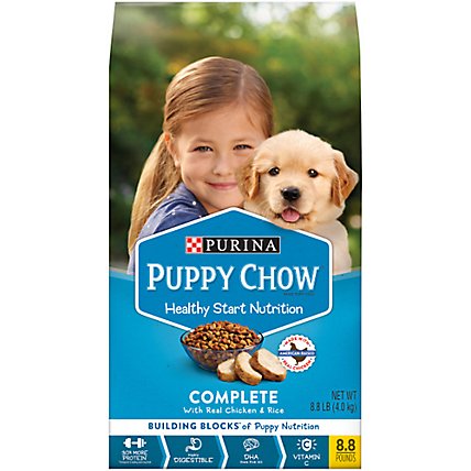 Puppy Chow Dog Food Dry Complete Chicken - 8.8 Lb - Image 1
