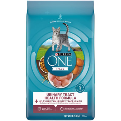 Purina ONE Cat Food Premium Adult Urinary Tract Health Formula with Real Chicken - 7 Lb - Image 2