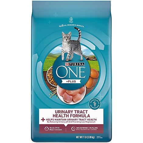 Purina ONE Urinary Tract Chicken Dry Cat Food - 7 Lb