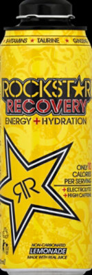 Rockstar Energy Drink Recovery Lemonade Energy/Hydration - 24 Fl. Oz. - Image 2