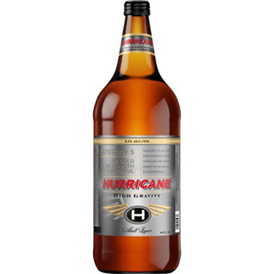 Hurricane High Gravity Malt Liquor Bottle - 40 Fl. Oz.