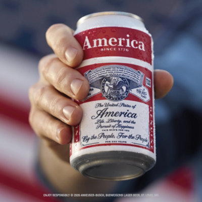 Budweiser American Lager Beer in Cans - 15 - 16 Fl. Oz. - Image 2