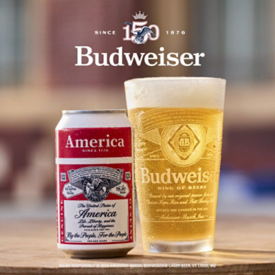 Budweiser American Lager Beer in Cans - 15 - 16 Fl. Oz. - Image 4