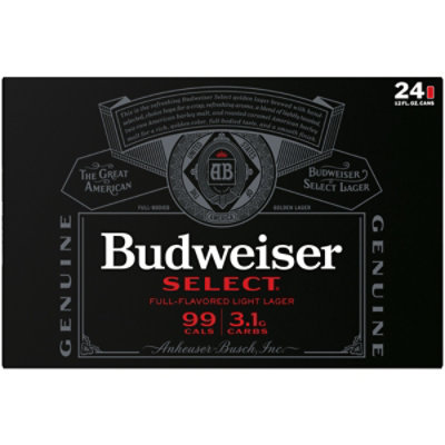 Budweiser Select Light Beer 4.3% ABV In Cans - 24-12 Fl. Oz. - Image 4