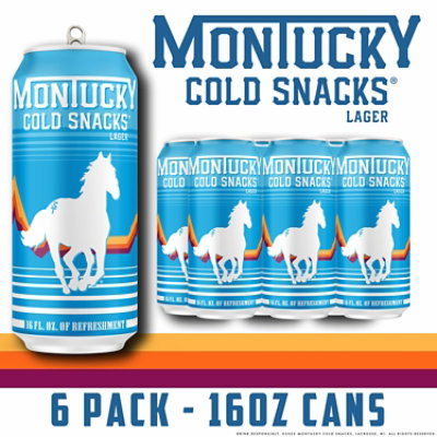 Montucky Cold Snacks Lager - 6-16 Fl. Oz. - Image 1