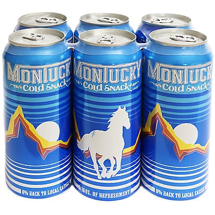 Montucky Cold Snacks Lager - 6-16 Fl. Oz. - Image 1