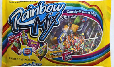 Canels Candy and Gum Mix Rainbow Mix Bag - 2.5 Lb